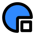 Chart Pie One SVG Icon